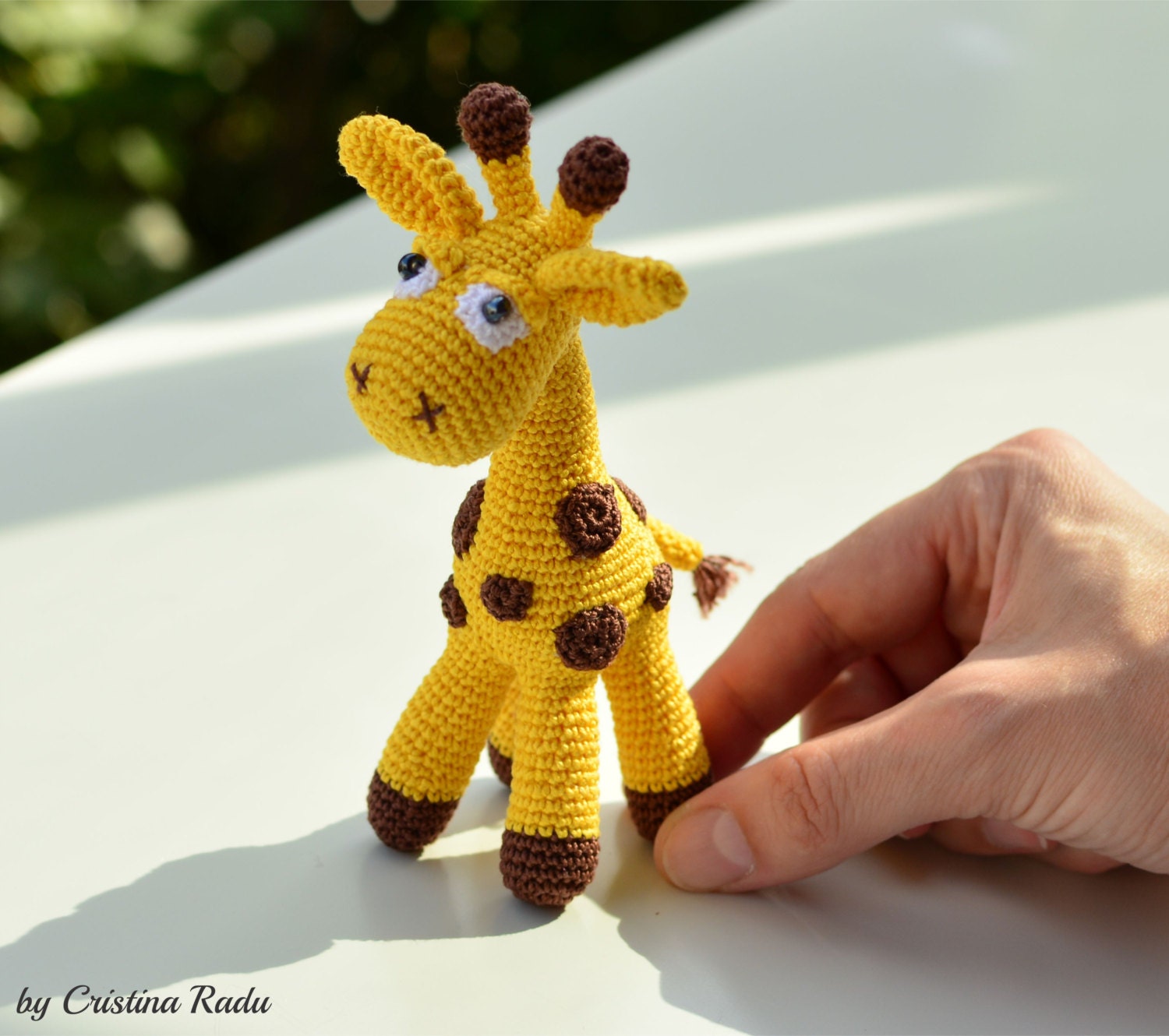 crochet stuffed giraffe