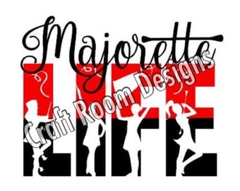 Majorette Life SVG Design