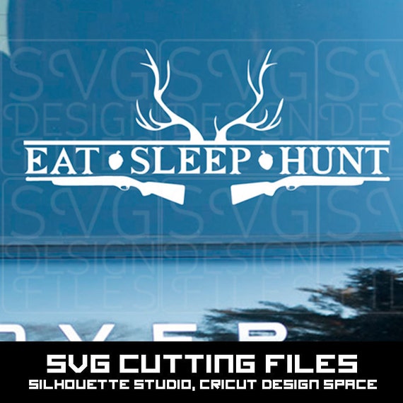 Download Eat Sleep Hunt Stag SVG Vinyl Cutting Decal for Mugs T