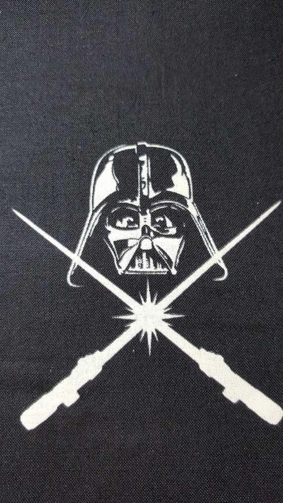 GLOW in the DARK Darth Vader Fabric