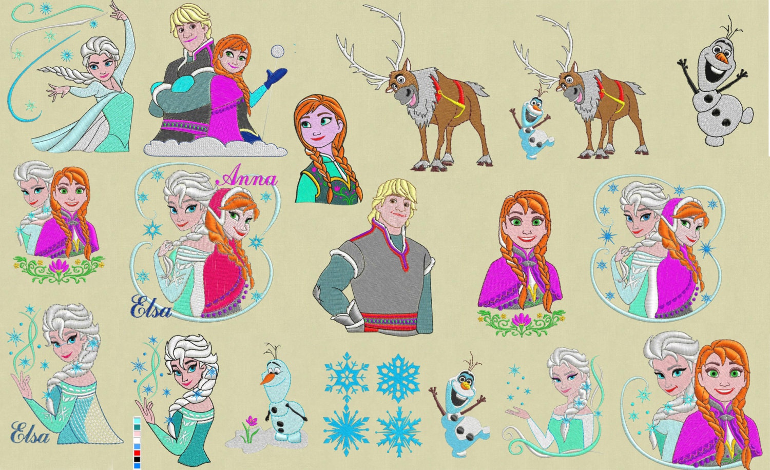 pes embroidery design cards disney frozen brother