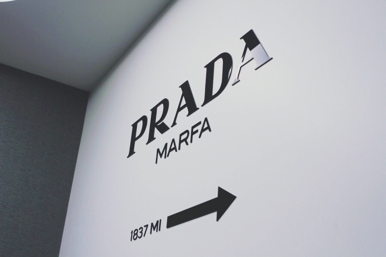 PRADA MARFA Gossip Girl home decor fashion acrylic wall decal