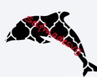 quarter foil dolphin svg