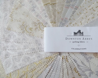 Downton Abbey fabric 5 inch charm pack - 42 squares