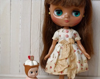 Middie Blythe dress tea stained