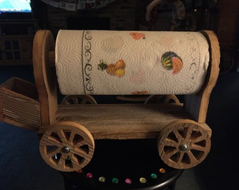 Covered Wagon Paper Towel Holder