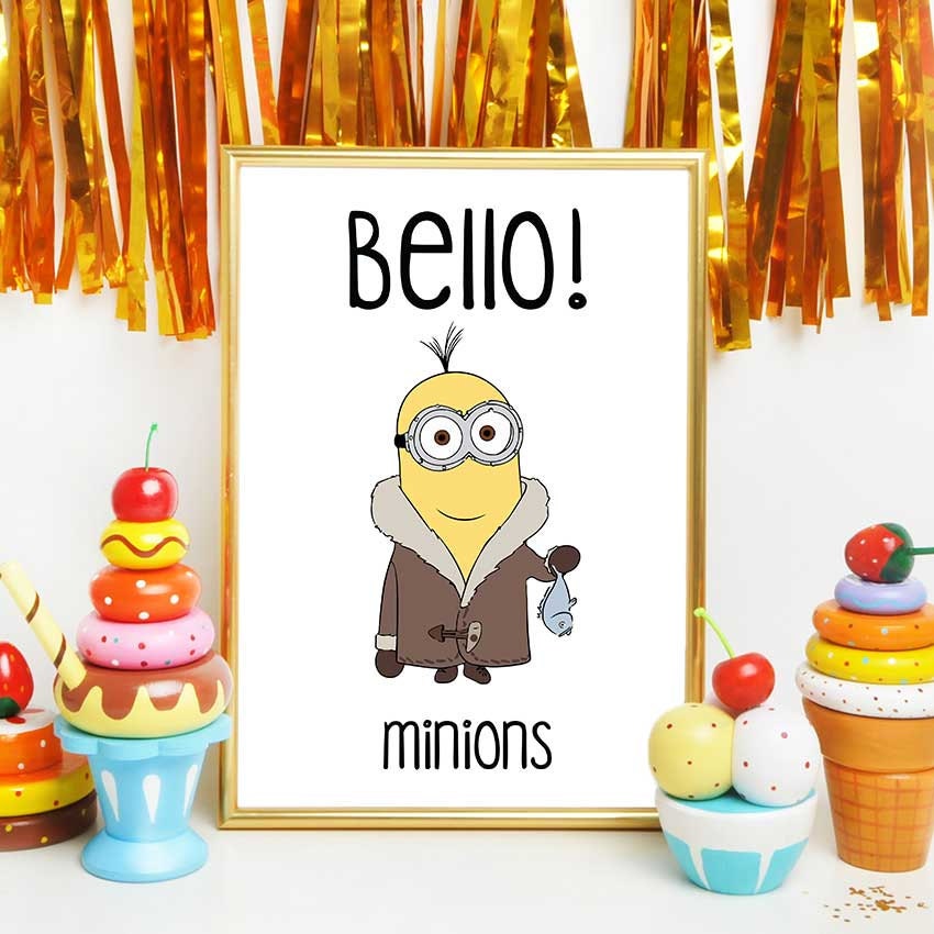 Minions Backdrop Bello Minions Decorations Minion Party