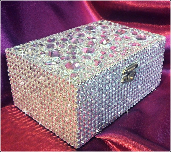 CRYSTAL DECODEN BOX Chest Box small Jewelry Box Storage