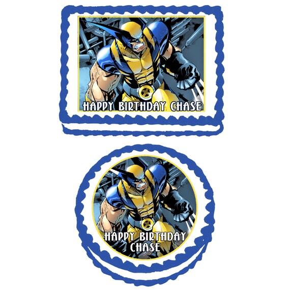 Wolverine Edible Cake Cupcake or Cookie by TheCakeTopperZone