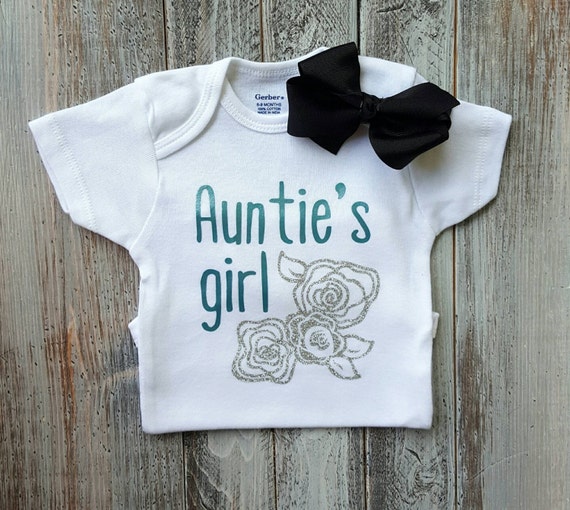 Auntie onesies Baby girl clothes Baby girl onesies Aunties