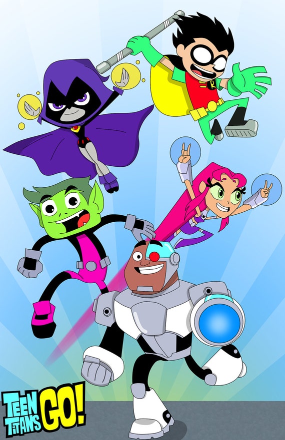 Teen Titans Go Print