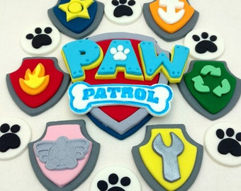 Paw Patrol Marshall the Firedog Fondant Cake Topper Decoration