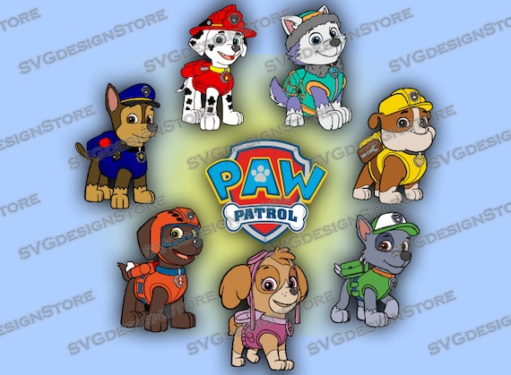 paw patrol paw print free svg