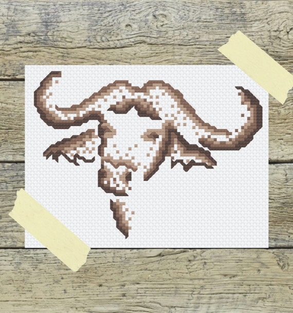 Buffalo Cross Stitch Chart By ZanikweDesignStudio On Etsy