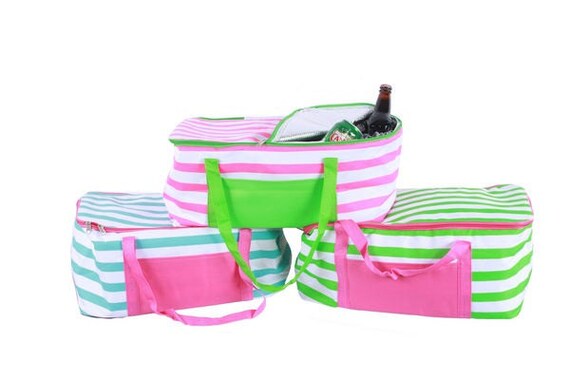 personalized picnic tote