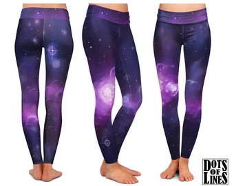 galaxy yoga pants