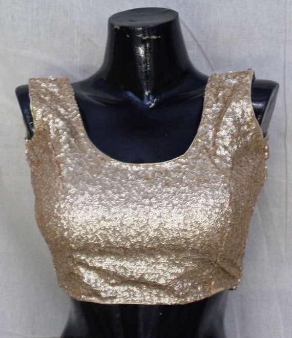 golden sequence blouse