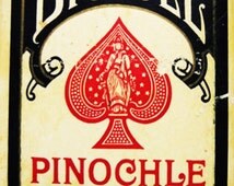 Unique pinochle card