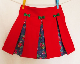 Girls Skirt Pattern Download.Pleats Skirt Pattern.Toddler Sewing Pattern pdf,Baby Skirt Pattern,Children's pattern,handmade sewing patterns.