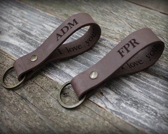 Custom Personalized Keychain - Fathers Day - Custom Key Ring - Gift for Mom - Gift for Dad - Anniversary Gift - Gift for Boyfriend -Men Gift