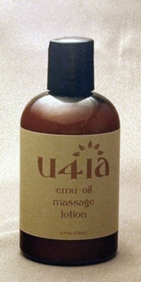 4 Oz/118 mL Emu Oil Massage Lotion Free Shipping