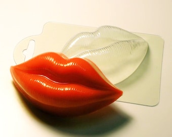 Lips mold, lip mold, plastic mold, soap mold, mouth mold, kiss mold, kawaii mold, soap molds, chocolate lips mold, big lips mold, mold sold