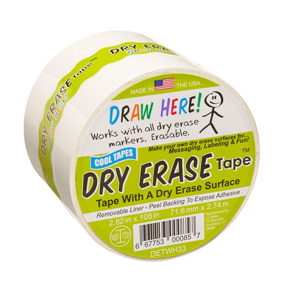 White DryErase Tape 3