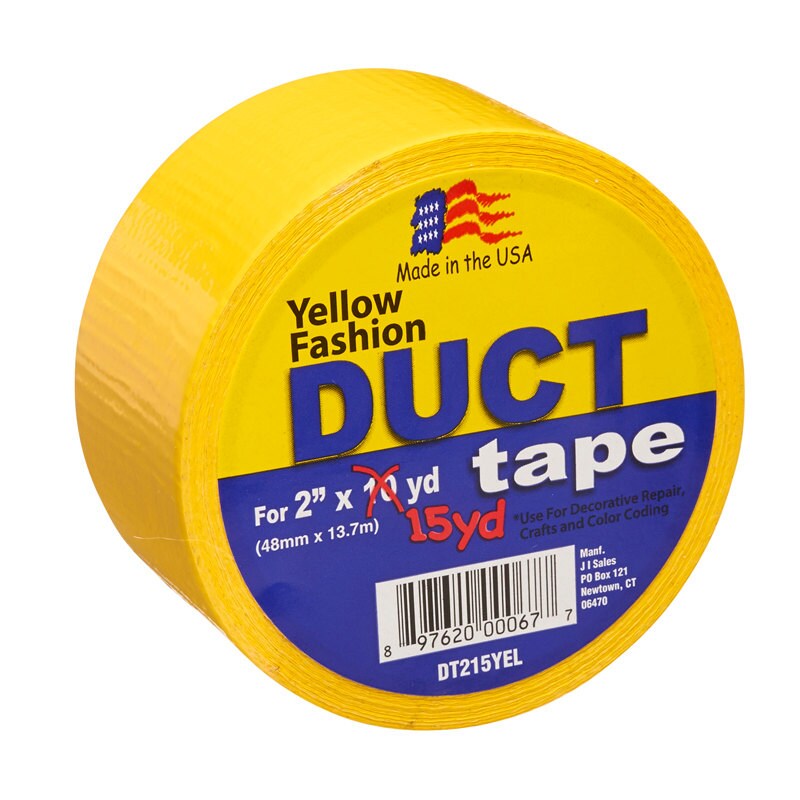 Yellow Fashion Duct Tape
