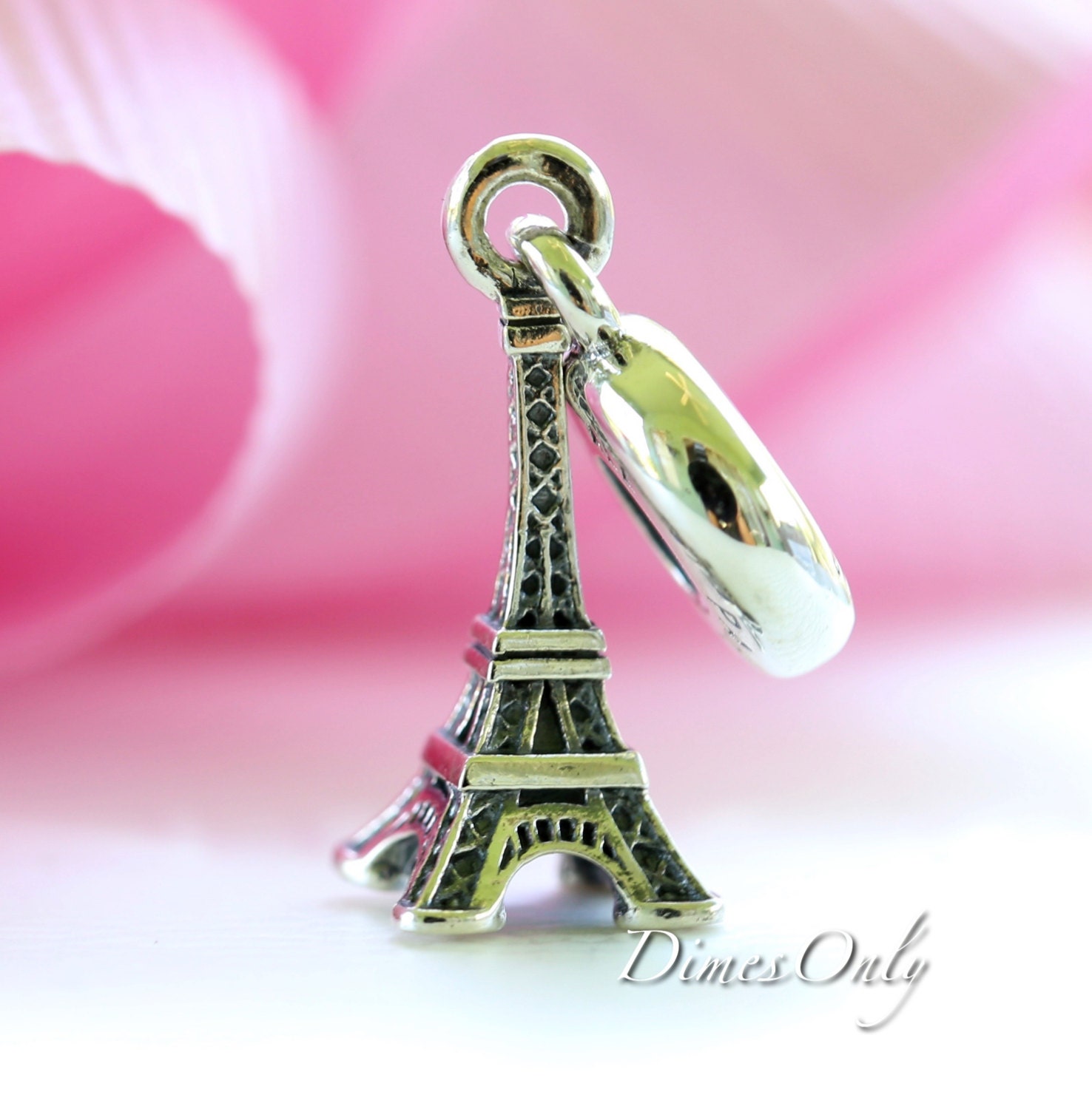 Pandora Sterling Silver Eiffel Tower Charm Bead 791082