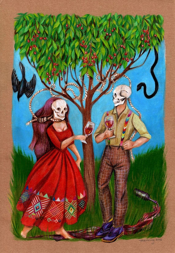 Colored Pencil Folkstyle Drawing Art/Illustration by MarniManning