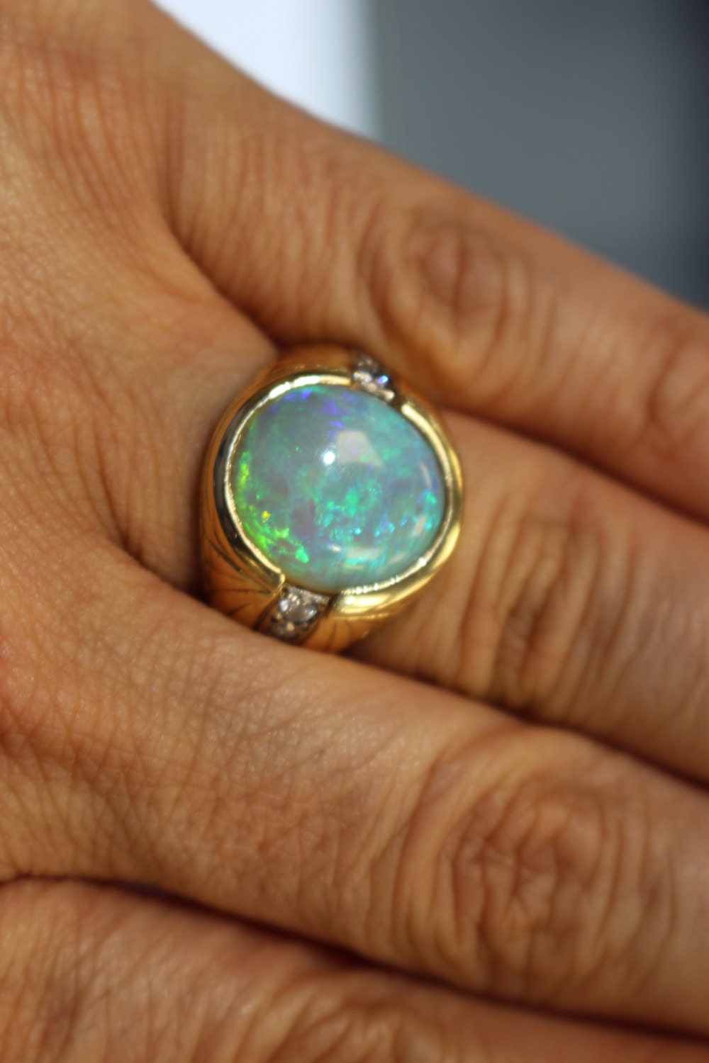 Stunning Antique Mens Opal Ring With A Great Story Mens Opal   Il Fullxfull.984860276 Eidy 