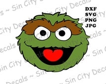 Popular items for oscar the grouch on Etsy