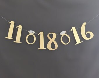 Save the date Banner , Bachelorette party banner, Glitter Banners, Bachelorette Decorations, Bridal Shower Decorations, Wedding Banners