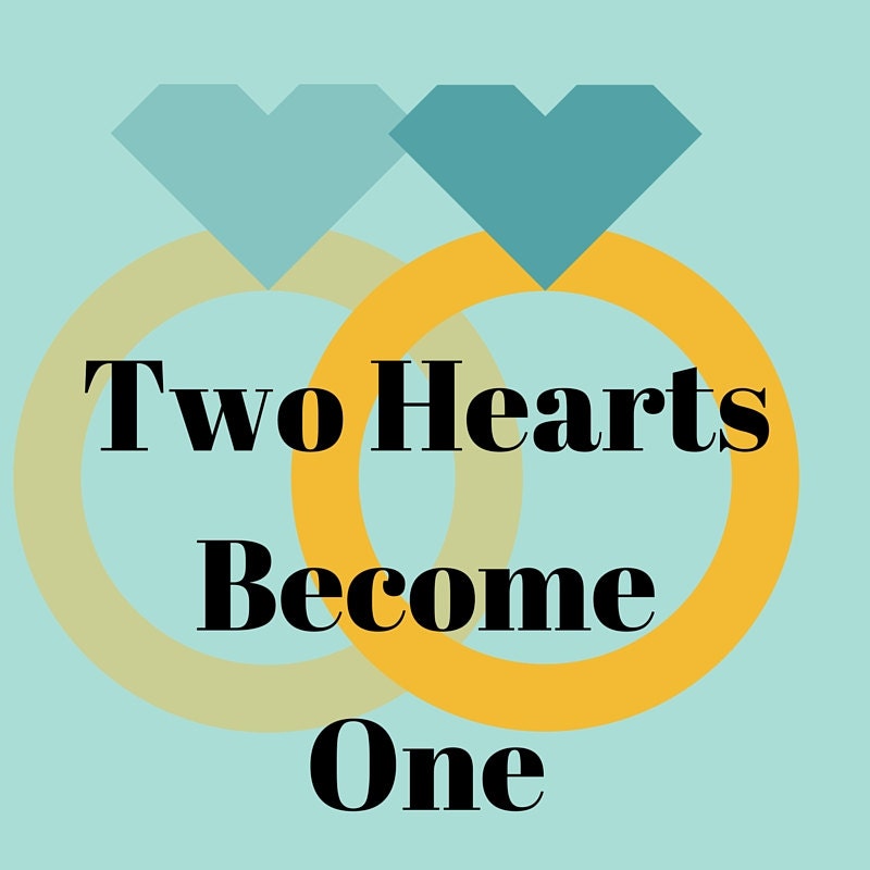 two hearts become one