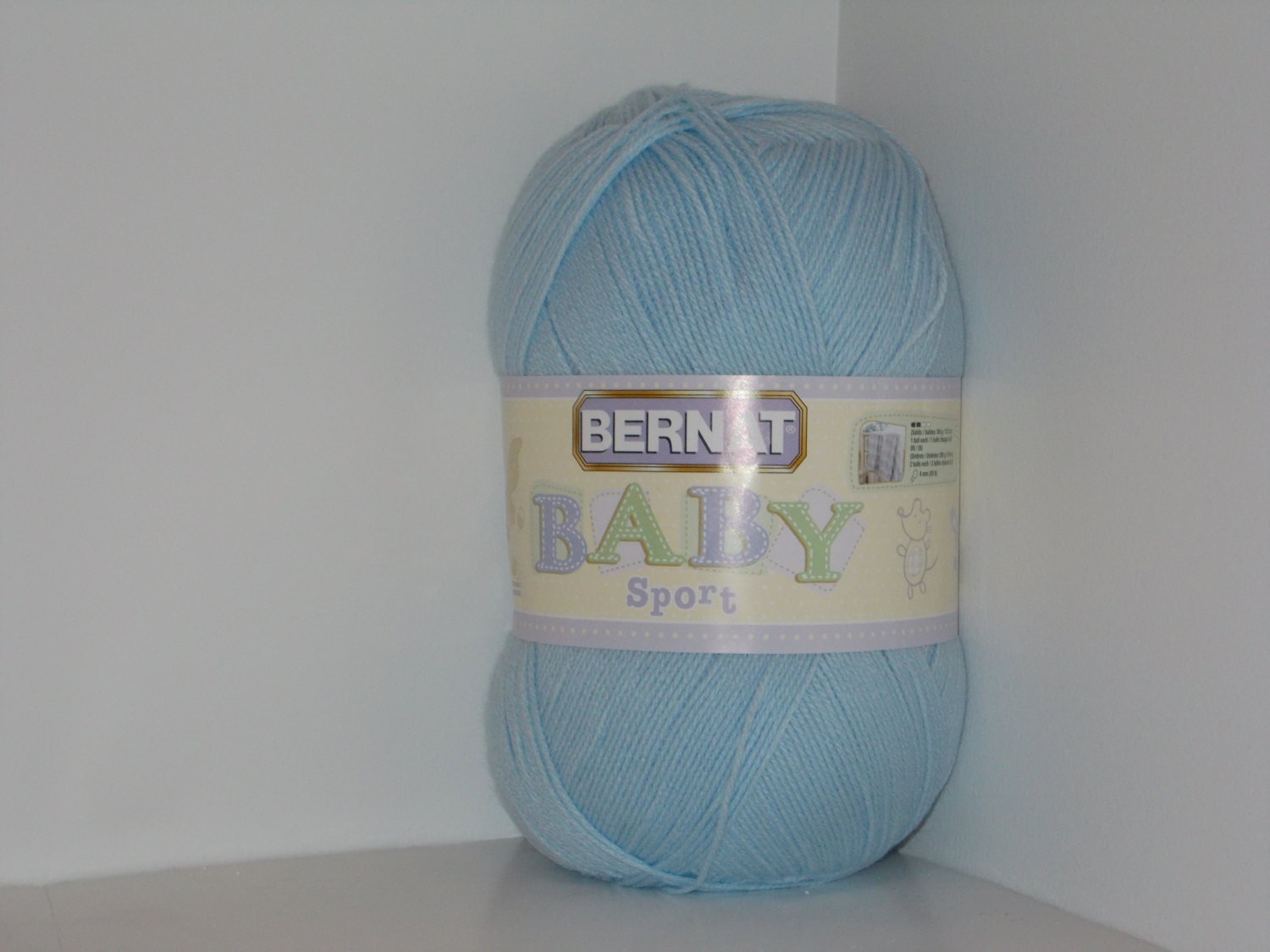 Bernat Baby Sport Big Ball Yarn Baby Blue 12.3oz/350g