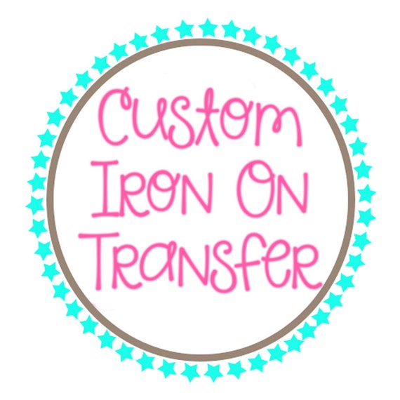 custom iron on transfers