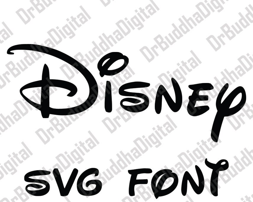 Download Sale Disney Font SVG Collection Disney Alphabet DXF