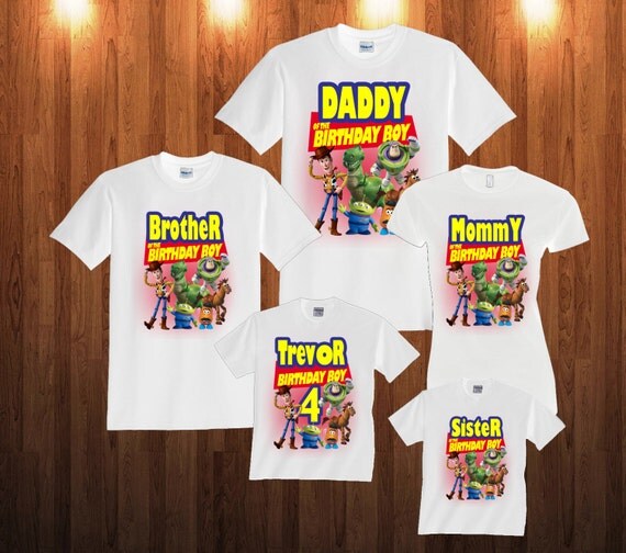 toy story personalized shirt