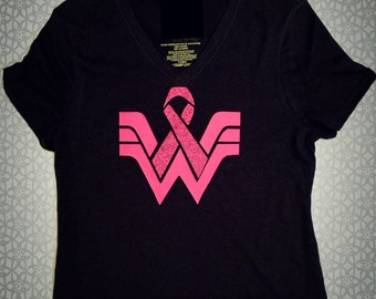Breast Cancer Wonder Woman Shirt