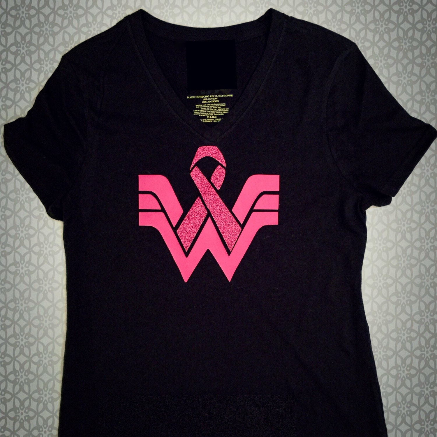 wonder woman breast cancer shirt