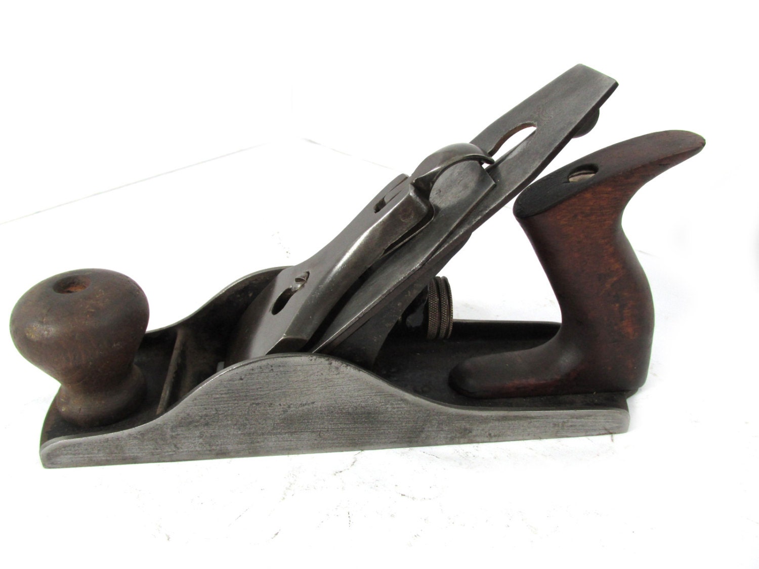 Consolidated Tool Works 6 Wood Metal Plane Corrugated Bottom