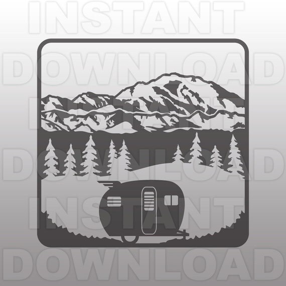 Download Retro Camper SVG FileCamping SVG FileShasta SVG-Cut