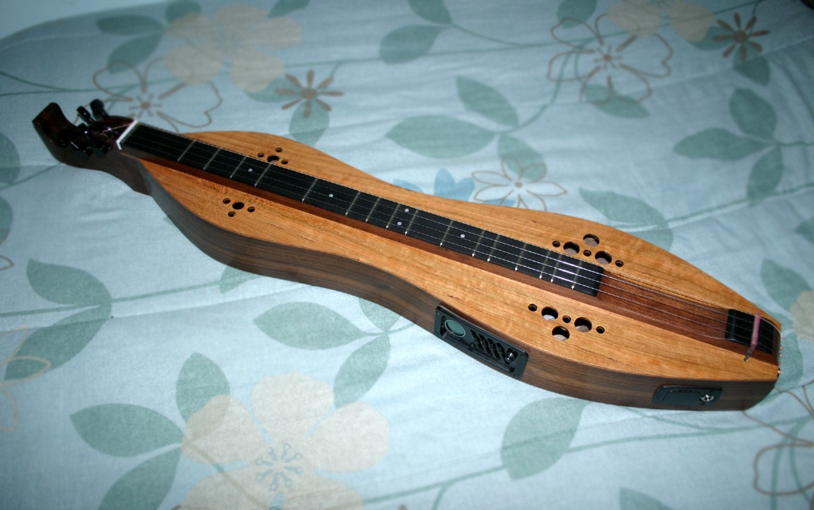 Mountain Dulcimer 4string Custom by appflutesrebelngrey on Etsy