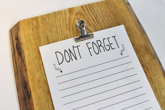 Don't Forget Printable To Do List Funny To Do by VLHamlinDesign