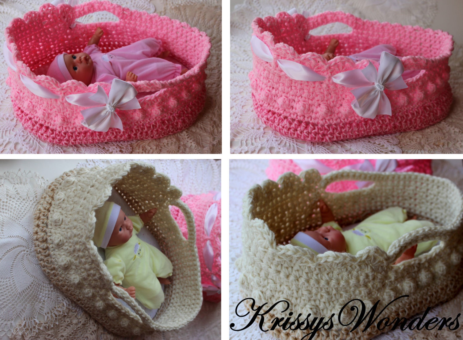 free crochet pattern doll basket