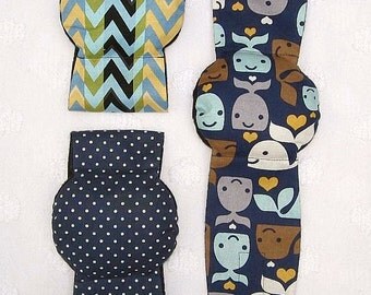 Male Dog Belly Band Diapers Stop Marking many sizes set of 3 Whales Dots Chevron