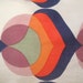 mod pillow cover king size sham 16x20 abstract modern blue orange sage