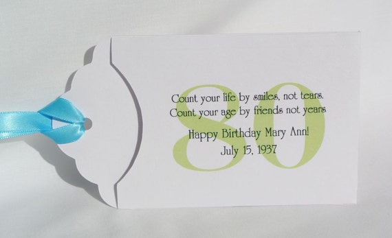 Lottery Ticket Envelopes - Adult Birthday Party Favors - 80th Birthday Party Il_570xn