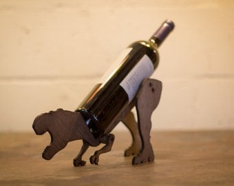 Wine-O-Saur Wooden Dinosaur Wine Rack Tyrannosaurus Rex