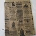 Newsprint Paper Bags 8.5 x 11 Pack 25 Newspaper Bags, Vintage Paper Bags